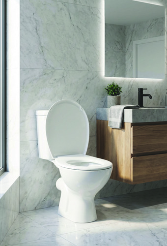 Pack WC sans bride NF LIMPIO charnières inox
